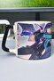 كوب سيراميك فاخر مطبوع من أورورون جينشين إمباكت (قطعة واحدة) بمقبض أسود خاص V1D
