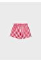 Girl's Floral Shorts Red - 3
