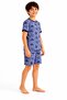 Boys' Cotton Shorts Pajama Set 3-12 Years - 5