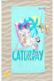 Cute Cat Day Pattern Digital Printed Beach Towel Cotton Beach Towel Sea Towel Seaside Towel