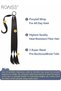 DIY Braided Ponytail Extension Long with Hair Band Elastic Wrap Natural Soft Synthetic Hair Piece for Girls Women Party Daily Wear (76cm,Natural Black) - 5