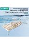 Baby Nursing Sleeping Pillow, Baby Spine Protection Pillows, Toddler Head Support Pillow with Snoothing Bars for 3+ Months Infants and Kids, Upgraded Silicone Core - 4