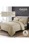 4-Piece Luxury King Size Striped Bedding Set – Duvet Cover 220×240 cm, Fitted Bedsheet 200×200+30 cm & 2 Pillow Covers 48×74+5 cm | Hotel-Style Premium Bed Linen Set