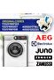 Valve on inlet for washing machine with 3 outlets 180° has the original code 4055017182 for AEG, Electrolux, Zanussi - 2