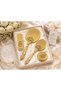 Missayza Gold Stone Embellished Bridal Preparation Set Gift Set Gold Luxury Collection - 3