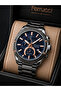Men's Wristwatch Steel Band Smoked Color Function Calendar Gift Boxed - 2