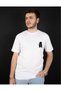 Atatürk Youth Hicmet Silhouette Unisex White T-Shirt – Premium Def Print – Regular Fit Cotton Modern Design Atatürk T-Shirt - 2