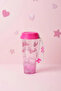 Barbie Licensed Plastic Bottle – Ergonomic Design with Stylish Bead Holder 640 ml - 6