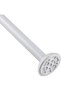 L Shaped Shower Curtain Rod, Corner Shower Rod, Screw Tightening, White 80 x 80 cm - 2