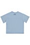 Basic Flamlı T-Shirt for 10-13 Years Old - Blue - 2