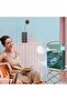 Air Cooler Fan,3 Wind Speeds,600ml Air Humidifier with 7sLED Night Light,Ice Air Cooler Fan,5 Sprays - 7