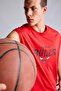100% Cotton Nba Licensed Chicago Bulls Oversized Red Tank Top H3863Ax26Sm