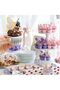 Butterfly Cake Topper Set 22Pcs,Happy Birthday Cake for Baby Shower,Wedding,and Birthday Party,Purple - 4