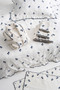 Serena Bow Embroidered Cotton Satin Single 4-Piece Duvet Cover Set - 4
