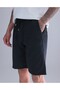Men's Black Linen Shorts – Oversized Comfortable Summer Casual Shorts with Elastic Waist and Laces - 2