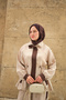 Women's Contrast Color Garnished Suit Cream - 3