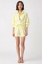 Women's Plus Size Shirt Shorts Set High Waist Elastic Crinkle Woven Long Sleeve Oversize Casual Stylish - 4