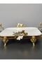 Kare Porcelain Presentation Plate with Foot Detail & Accessories & Special Laser - 6