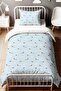 Bee World Patterned Single Baby Kids Bedding Set - 2
