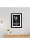 Alayra Joker Quotes Poster Comics Photo Framed Painting With Black Wooden Texture (12inches - 2