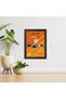 F1 Poster McLaren MP4/4 Formula One Wall Art for Living and Bedroom Print Canvas Black Framed - 3