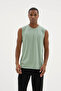 Men's Crew Neck Sleeveless T-Shirt Modal-Cotton - 5