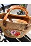 Canaviche Embroidered Bohemian Straw Handbag - 2