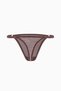 2565-K New Tulle Panties/L Dark Brown - 2