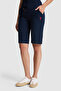Women's Navy Blue Orme Capri Bermuda 50321634-Vr033 - 4