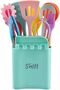 Silicone Cooking Utensil Set, 13 Pcs Kitchen Utensils Cooking Spatulas Nonstick Heat Resistant - 7