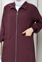 Women's Horizontal Collar Large Size Pocket Cap - 7