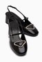 Rosita Black Buckle Women's Heeled Shoes - 5