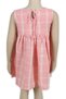 Pink Muslin Sleeveless Girls' Summer Cotton Dress - 6