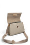 Sand - Sand Beige Houndstooth Plaid Women's Crossbody Bag Sp1009 - 6