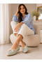 Elegant Stone Detailed Women's Ballerinas - 7