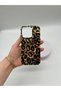 iPhone 15 Pro Leopard Pattern Glossy Phone Case – Stylish and Protective Design - 2
