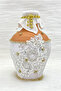 White Test, Velvet and Applique Luxurious Shiny Stone Decorated Bridal Henna Night Test, Wedding Cube, Soil Test