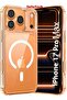 iPhone 17 Pro Max Case Magnetic Clear Compatible with MagSafe,Slim Anti-Yellow Mil-Grade Drop Protection-Crystal Clear