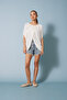 Tri̇ko Tunic Top Ecru