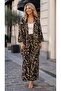 Ethnic Pattern Top-Bottom Trend Kimono Set