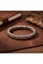 Steel Chain Tiger's Eye and Hematite Men's Bracelet 31682B21D8 - 4