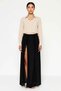 Women's Beachwear Viscose Maxi Skirt Slit A-Line Cutout Unlined Stylish Comfortable Summer Collection Daily - 4