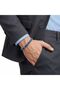 Lapis Natural Stone Woven Chain Men's Steel Bracelet - 21 cm - 2