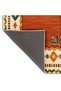 Sdt Ethnic Geometric Patterned Tile Carpet Rustic Floral Woven Base Decorative Carpet Sdtt1524 - 5