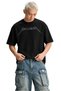 Unisex Oversize Rock Band Metallica One Eye Back Printed Crew Neck T-Shirt - 3