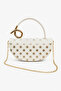 Vance Model Cream Color Women's Hand and Shoulder Bag with Buckle