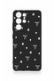 Samsung S21 Ultra Compatible Mini Bow Black Patterned Silicone Case - 2