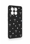 Poco X6 Pro Compatible Mini Bow Black Patterned Silicone Case - 3