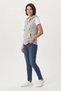 Women's Premium 100% Cotton 3 Yarn Hooded Zero Sleeve Cardigan and Short Sleeve T-Shirt Set - 4