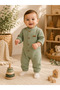 100% Organic Cotton Muslin Baby Romper - 3